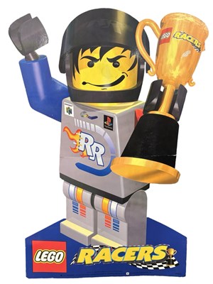 Lot 232 - A large cardboard advertising standee for Lego...