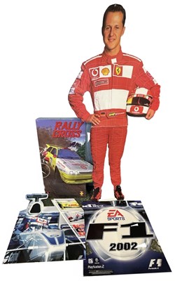 Lot 233 - A michael Schumacher cardboard standee,...