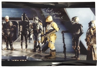 Lot 96 - STAR WARS: Autographed photograph, Alan Harris...