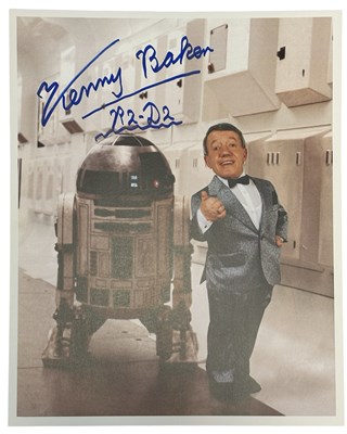 Lot 97 - STAR WARS: Autographed photograph, Kenny Baker...