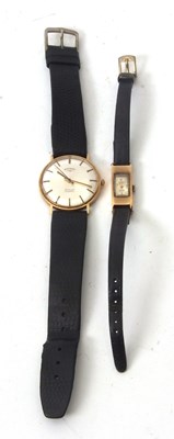 Lot 268A - Two 9ct gold watches, one gents Rotary and one...