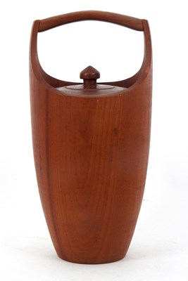 Lot 70 - A Danish teak ice bucket in the style of Jens...