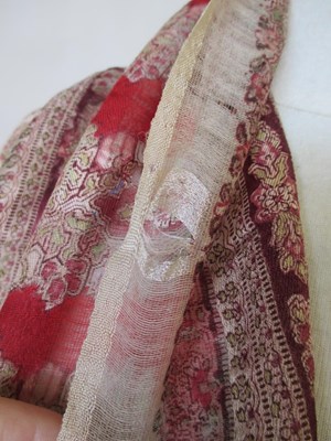 Lot 4 - An Indian lightweight printed shawl, approx....