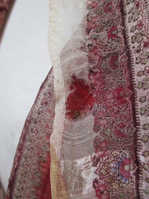 Lot 4 - An Indian lightweight printed shawl, approx....