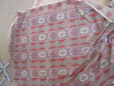 Lot 3 - An Indian printed cotton shawl, approx. 175 x...