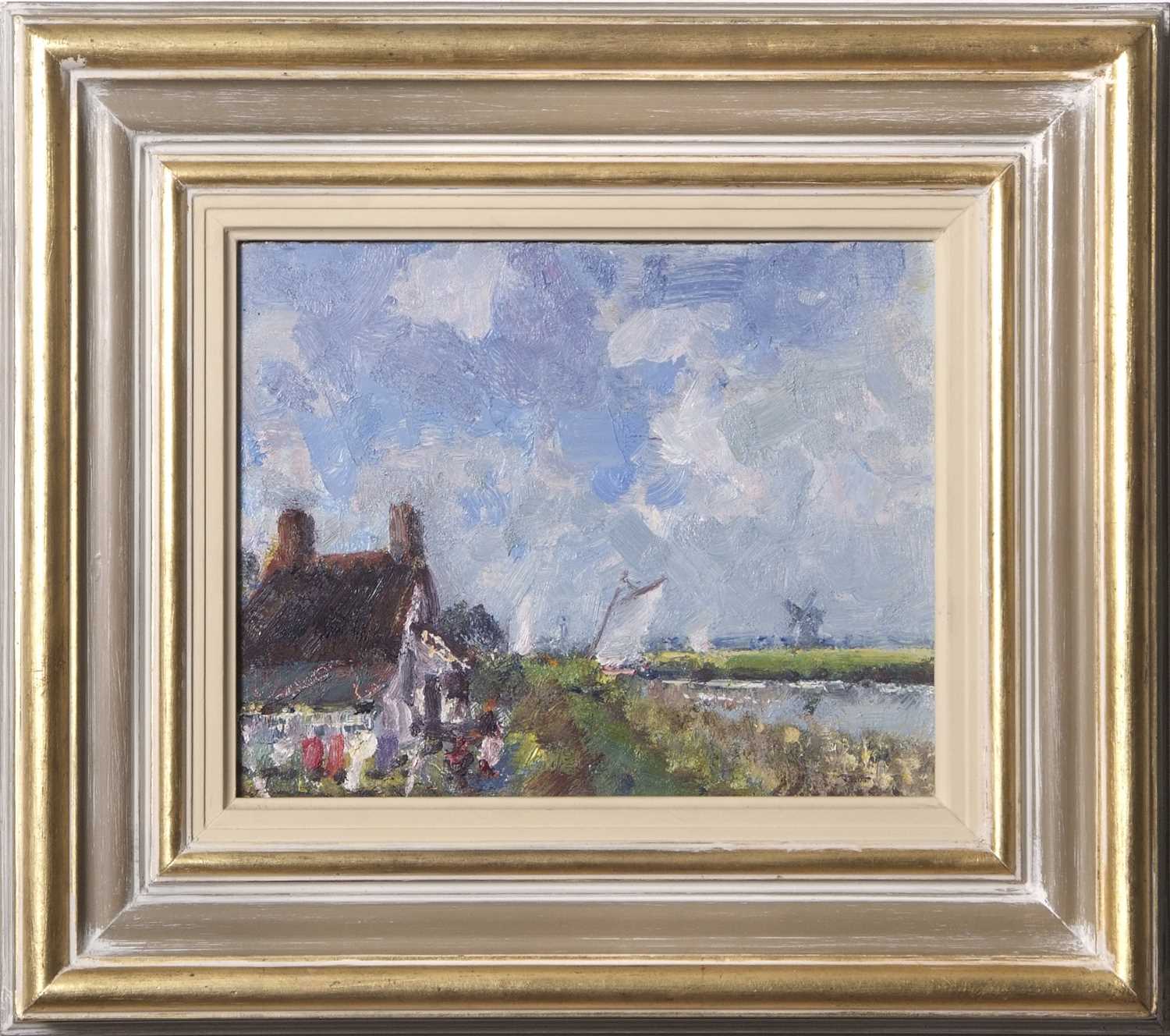 Lot 614 - Geoffrey Chatten (1938-2025), "Stokesby", oil...