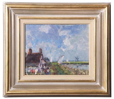 Lot 614 - Geoffrey Chatten (1938-2025), "Stokesby", oil...