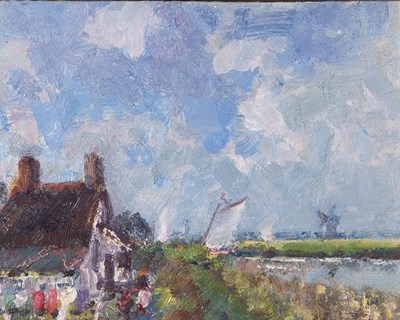 Lot 614 - Geoffrey Chatten (1938-2025), "Stokesby", oil...