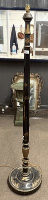 Lot 519 - A 20th Century Chinoiserie standard lamp with...