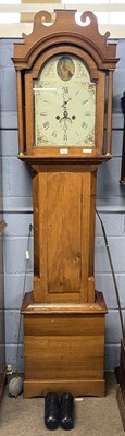 Lot 533 - Matthew Read, Aylsham, a George III long case...