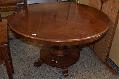 Lot 342 - A William IV or early Victorian mahogany...