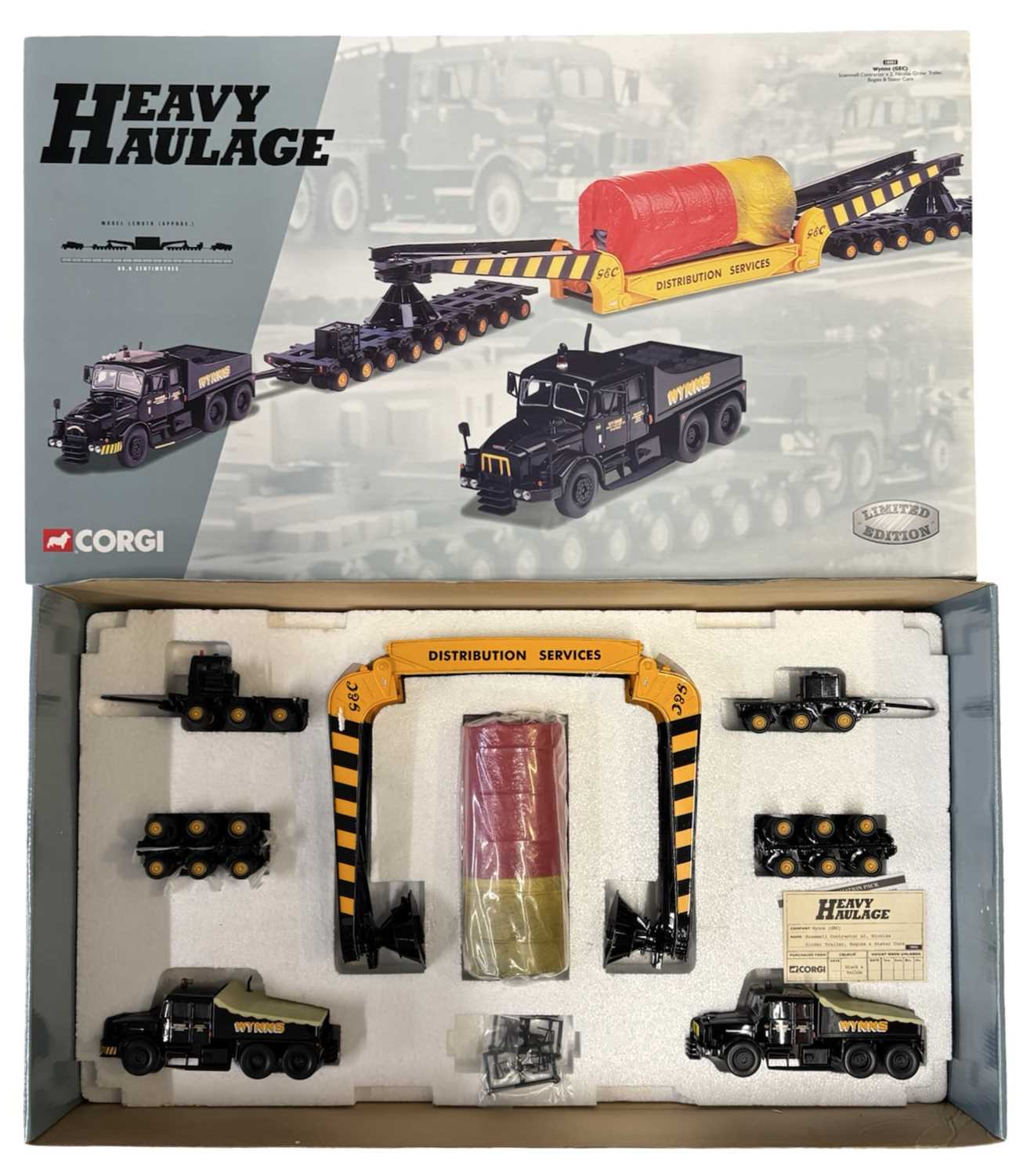 Lot 74 - A boxed Corgi Heavy Haulage 18003 Wynns...