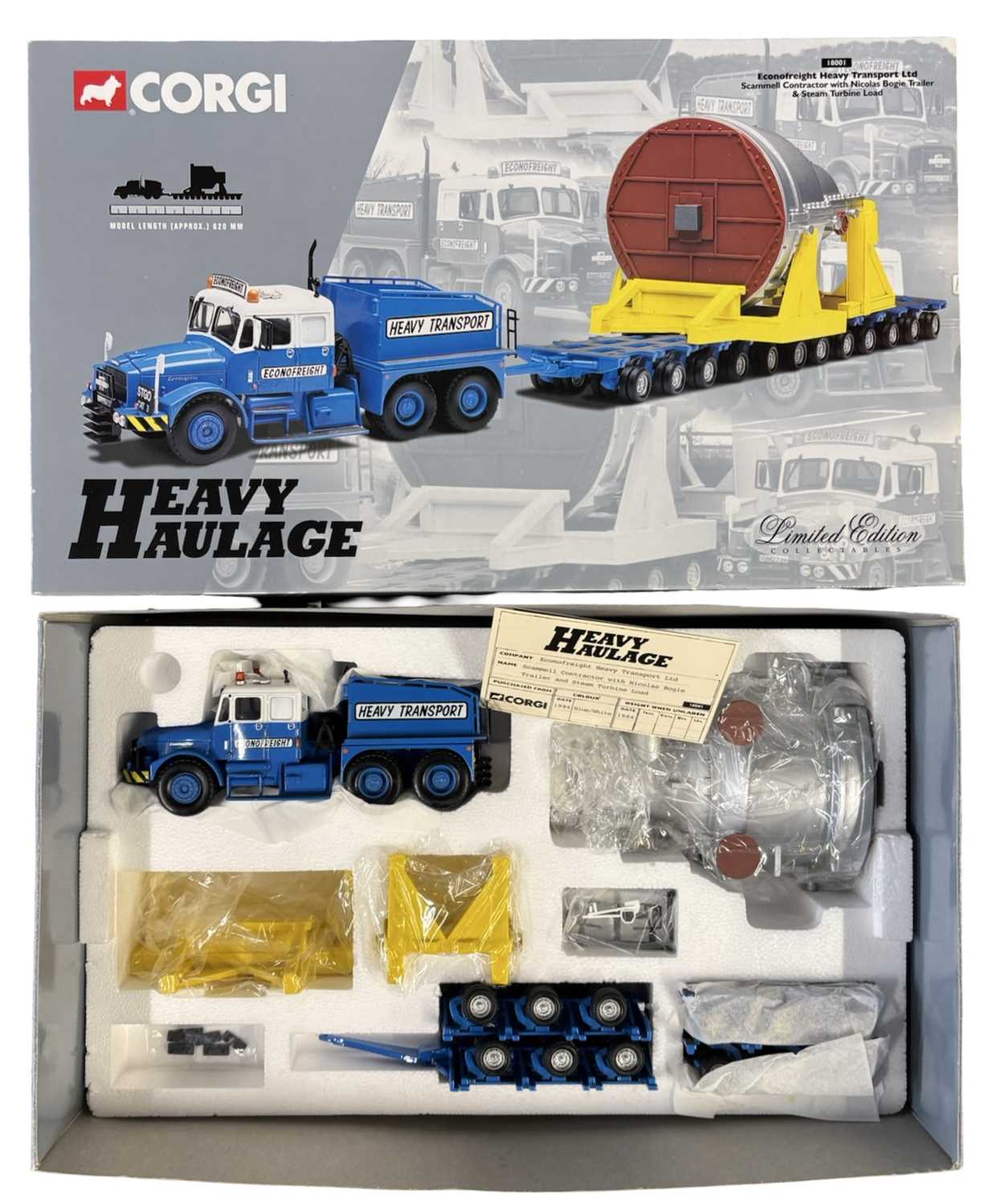 Lot 75 - A boxed Corgi Heavy Haulage 18001 Econofreight...