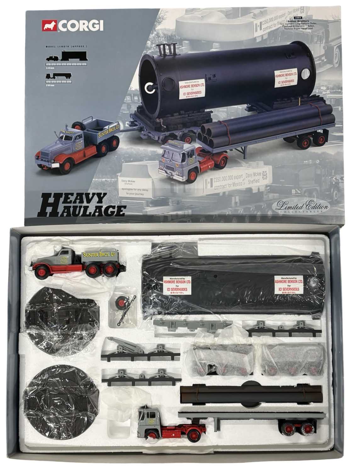 Lot 80 - A boxed Corgi Heavy Haulage 31014 Sunter...