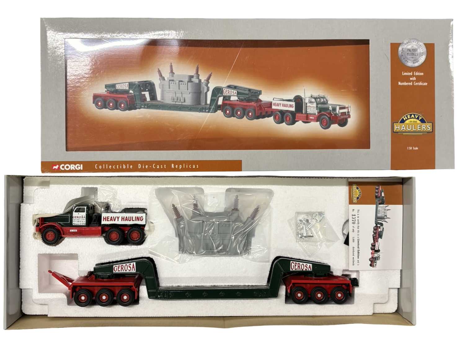Lot 82 - A boxed Corgi Heavy Haulage US55103 Diamond...