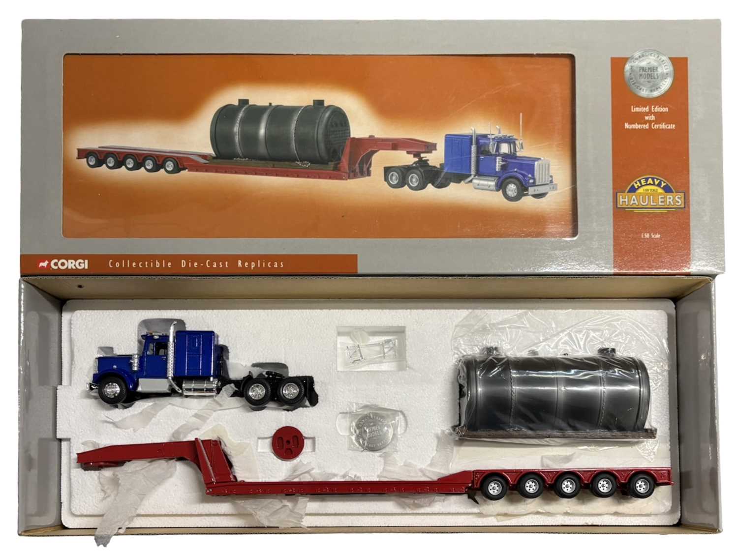Lot 83 - A boxed Corgi Heavy Haulage US55702 Kenworth...