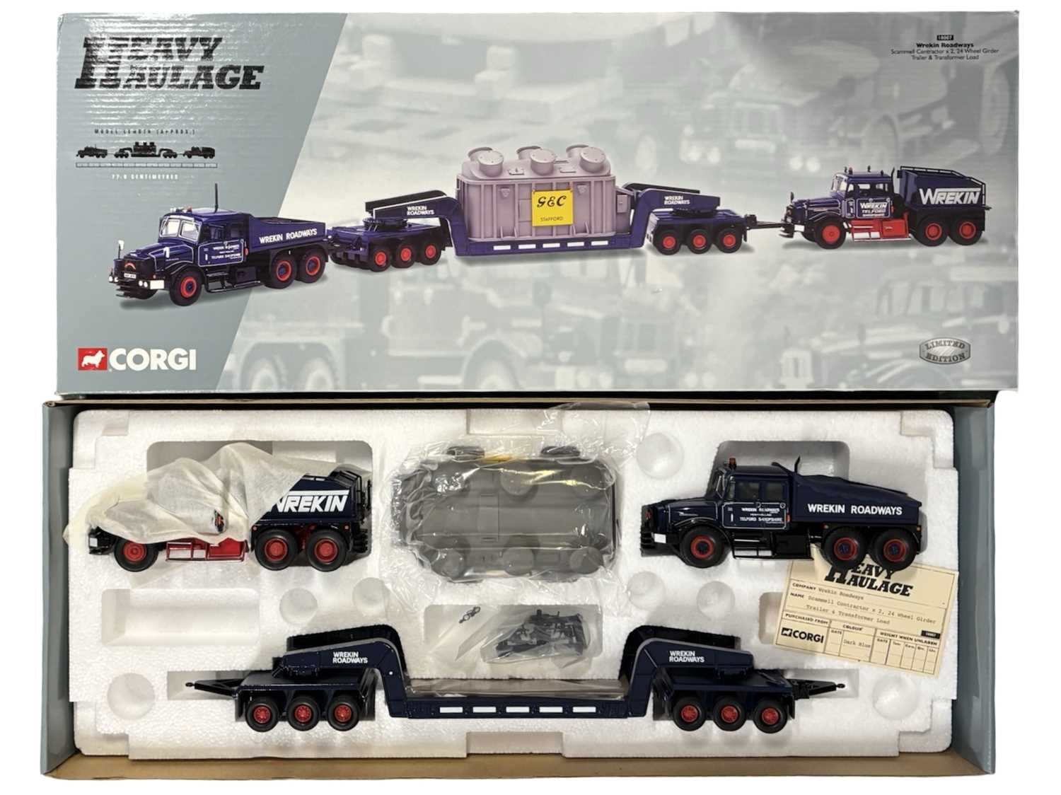 Lot 85 - A boxed Corgi Heavy Haulage 18007 Wrekin...