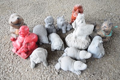 Lot 24b - Quantity of small garden ornaments to include...