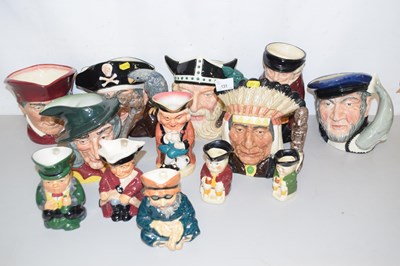 Lot 131 - Collection of seven Royal Doulton character...