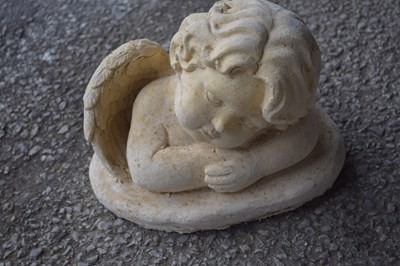 Lot 27a - Small composite model of a cherub