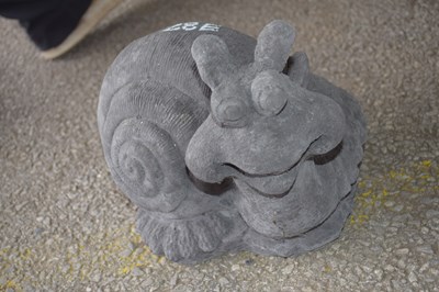 Lot 28e - Composite model of a snail, width approx 28cm...