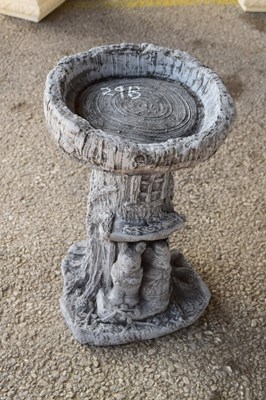 Lot 29b - Composite bird bath, height approx 40cm