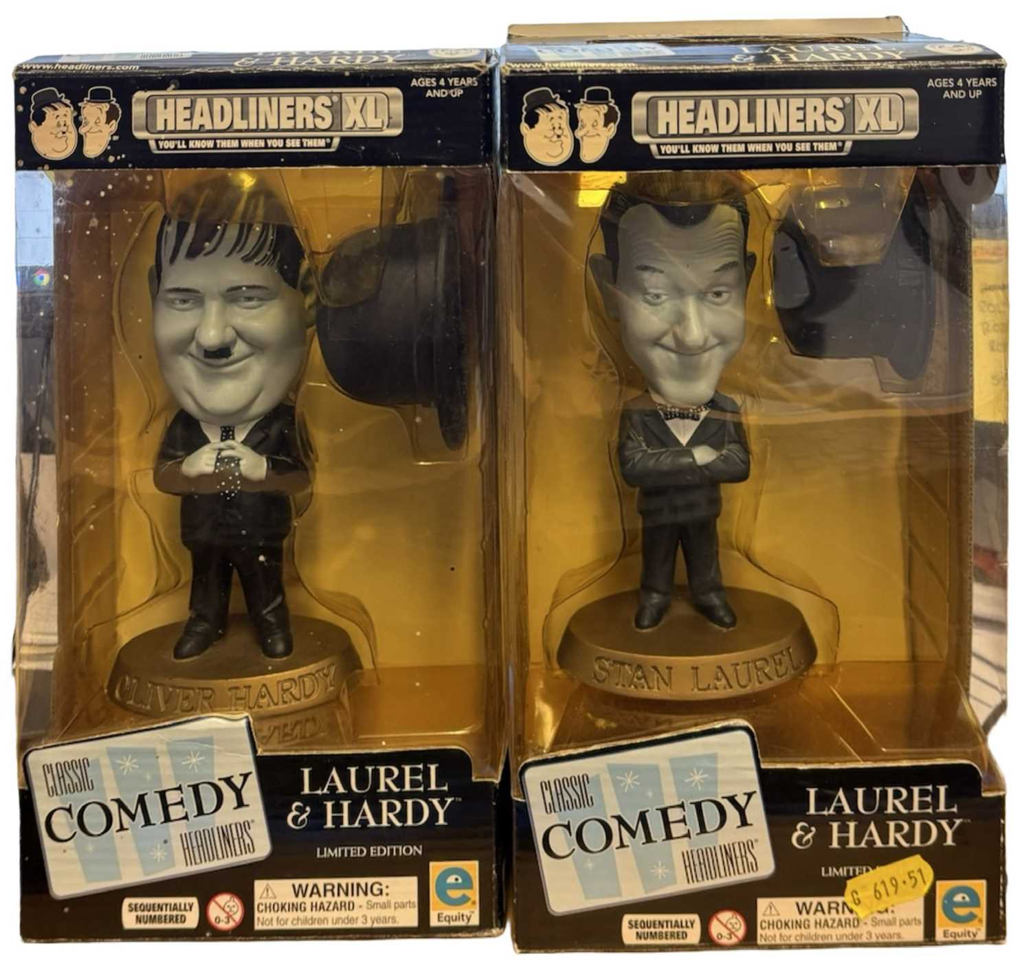 Lot 52 - A pair of boxed limited edition Laurel and...