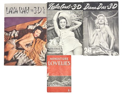 Lot 36 - Vintage 3D pin-up booklets, including Diana...