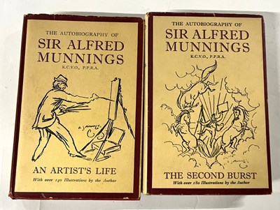 Lot 305 - Sir Alfred Munnings: Autobiography 2 Vols Museum Press 1951/52