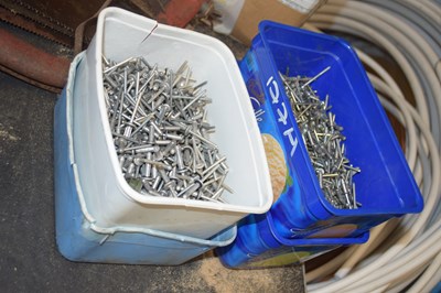 Lot 177a - Four boxes of rivets