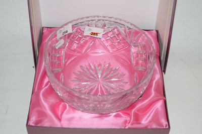 Lot 256 - A boxed Royal Doulton crystal fruit bowl