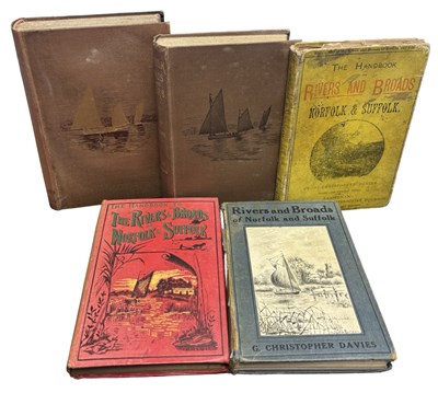 Lot 604 - G CHRISTOPHER DAVIES: 5 Titles: NORFOLK BROADS...