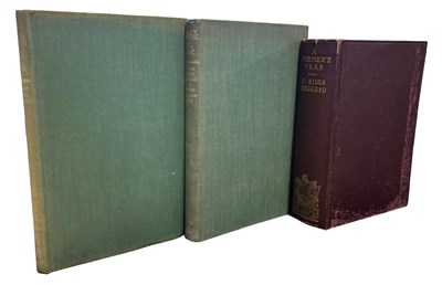 Lot 602 - RIDER HAGGARD: 3 Titles: H RIDER HAGGARD: A...