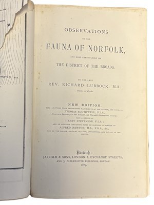 Lot 42 - REV. RICHARD LUBBOCK: OBSERVATIONS ON THE...