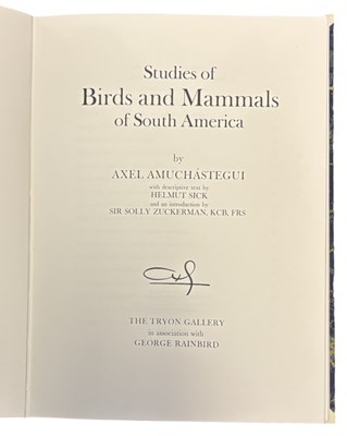 Lot 87 - AXEL AMUCHASTEGUI: STUDIES OF BIRDS AND...