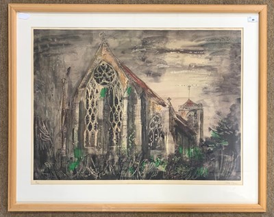 Lot 46 - John Piper (1903-1992), 'Dorchester Abbey',...