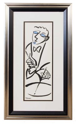 Lot 67 - Marsha Hammel (Americian, b,1949), "Blue Jazz...