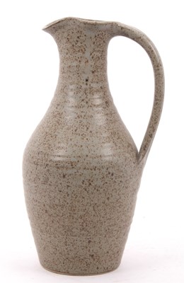 Lot 69 - A Cley Studio Pottery ewer with grey speckled...