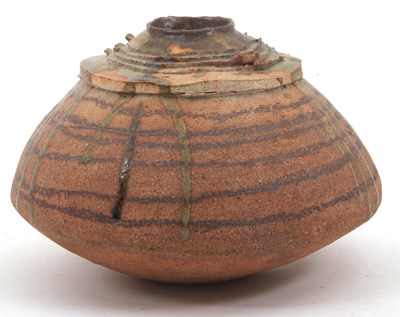 Lot 309 - A Studio Pottery vase of ovoid form with a...