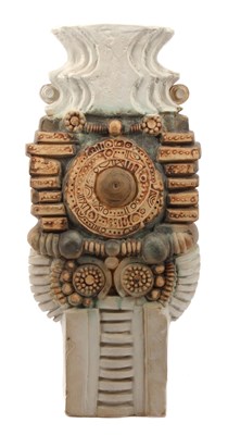 Lot 68 - A Bernard Rooke totem style lamp base or...