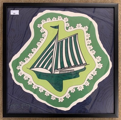 Lot 59 - Grayson Perry (b.1960), Sailing Ship screen...