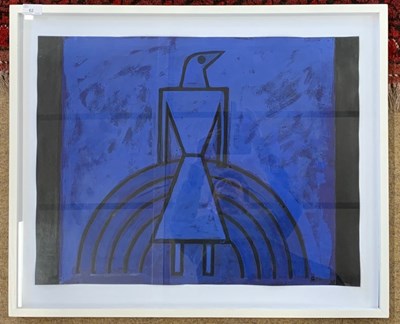 Lot 62 - Peter Fox (b.1952), "Godess", gouache, signed...