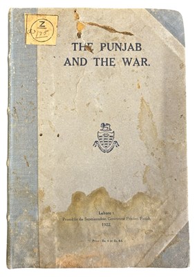 Lot 10 - INDIA. Leigh (M. S.). The Punjab and the War,...