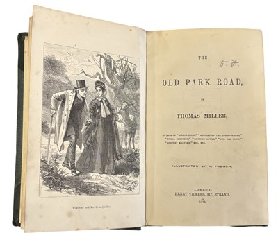 Lot 407 - MILLER, Thomas. The Old Park road. 1871 [June...