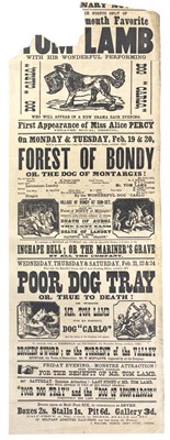 Lot 927 - Poster - Large Handbill. c1880. TOM LAMB WITH...