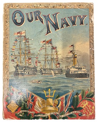 Lot 1261 - OUR NAVY. Published by Perry and co, steel one...