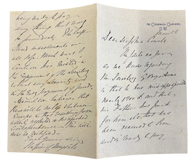 Lot 1102 - NAPIER OF MAGDALA, Robert Cornelis, 1st Baron....