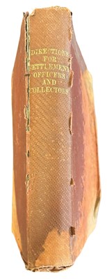 Lot 11 - INDIA. Directions for Revenue Officers in the...
