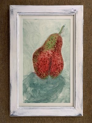 Lot 105 - Tracy Myers (British, contemporary), "Pear",...