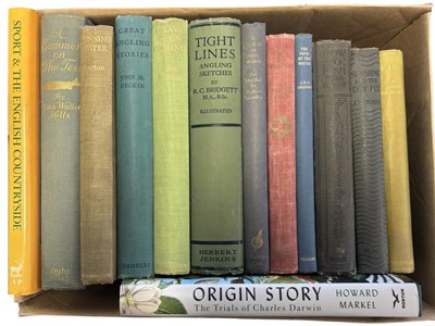 Lot 852 - ONE BOX: Fishing, sporting and natural history...